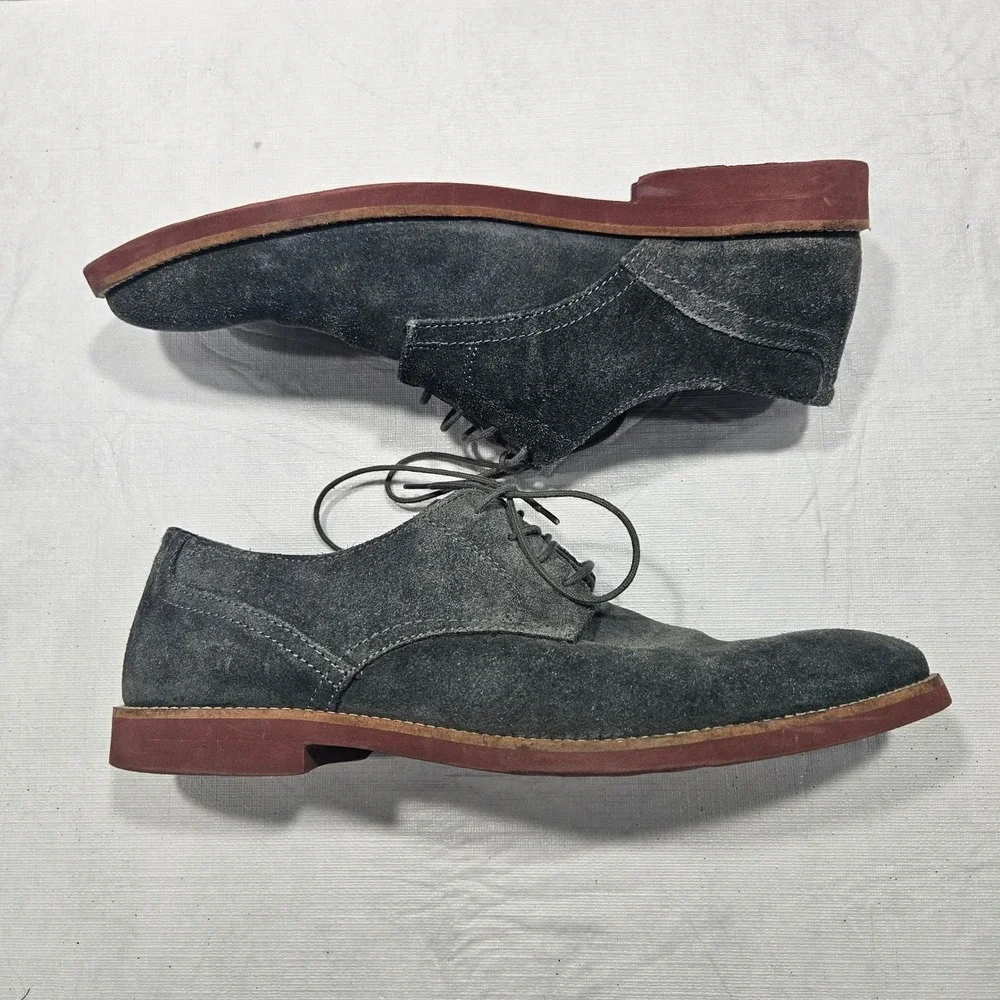 Unlisted Kenneth Cole Production Men's Dark Grey‎ Suede Dress Shoes Size 11